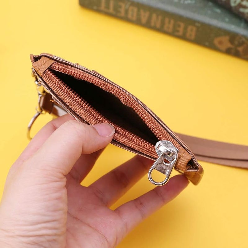 Yellow Credit Card Holder Neck Lanyard Hard Case ID Badge Coin Purse for Business Office Exhibition - Image 3